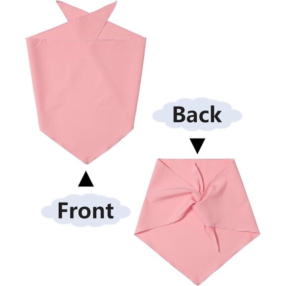 Women Head Scarf 3Pcs Polyester Tie-Back Boho Floral Hair Bandanas main image 6